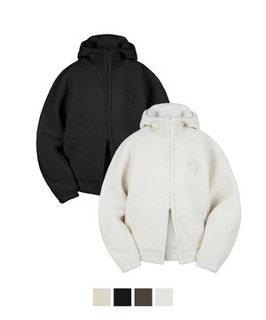 헤비 보아 CGP 플리스 후드 집업 점퍼_4color