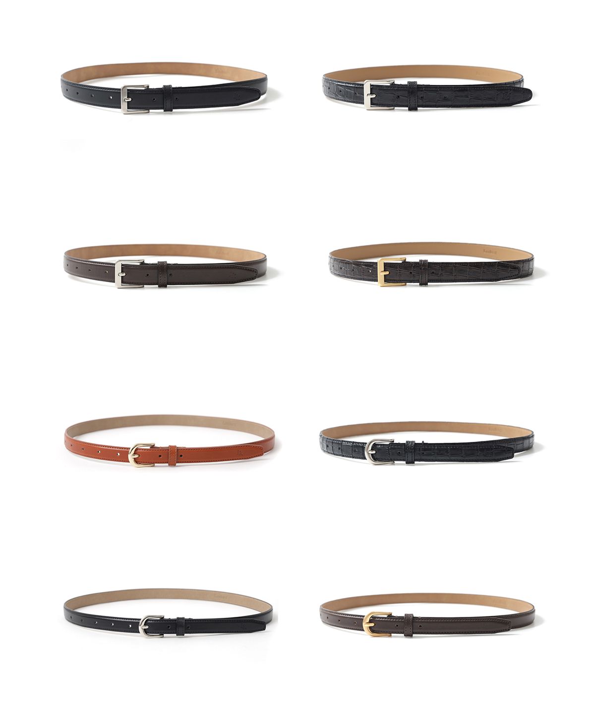 룩캐스트(LOOKAST) 제이드 레더 벨트 / JADE LEATHER BELT_8colors