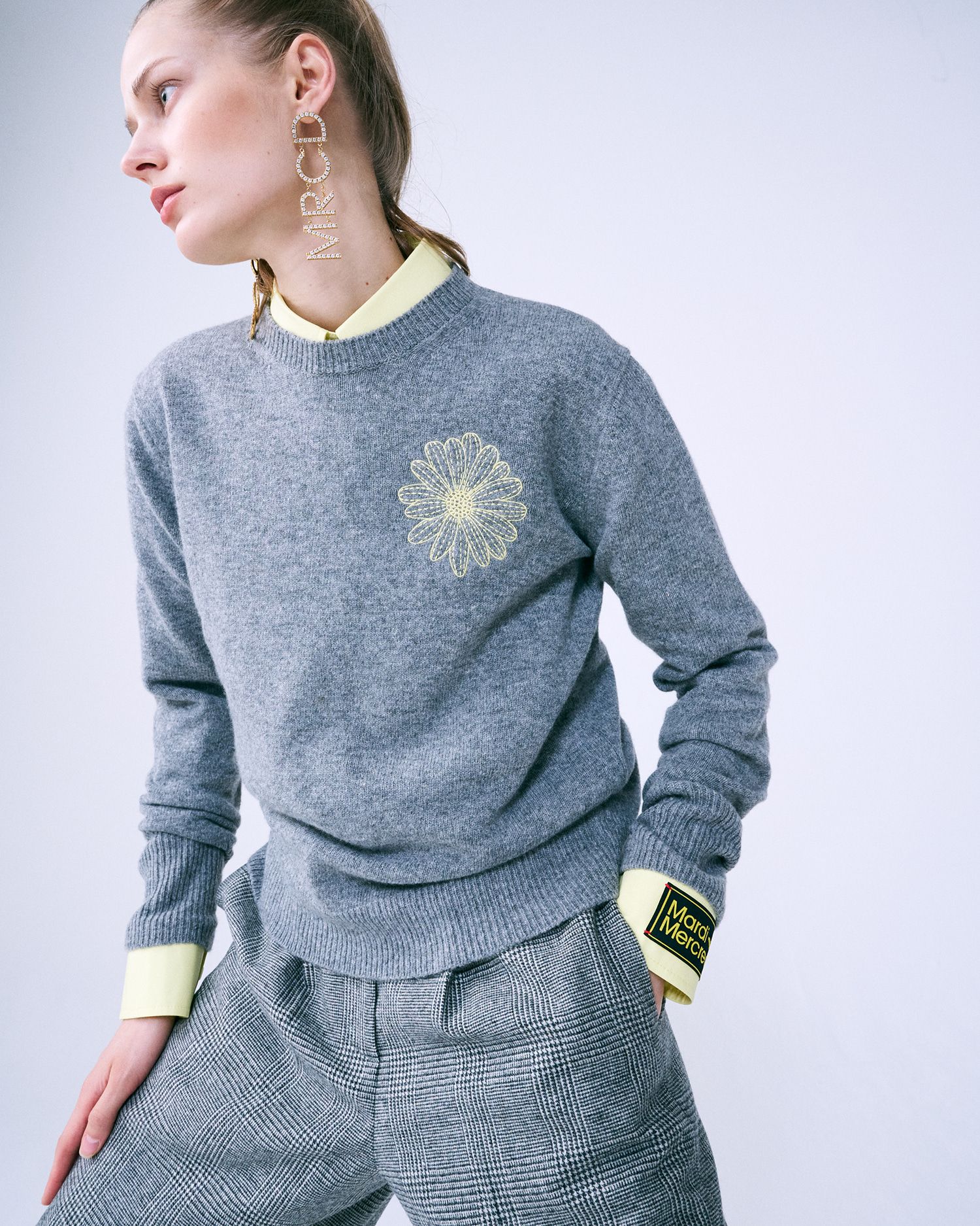 MUSINSA公式 | MARDI MERCREDI CASHMERE BLENDED BASIC CREW