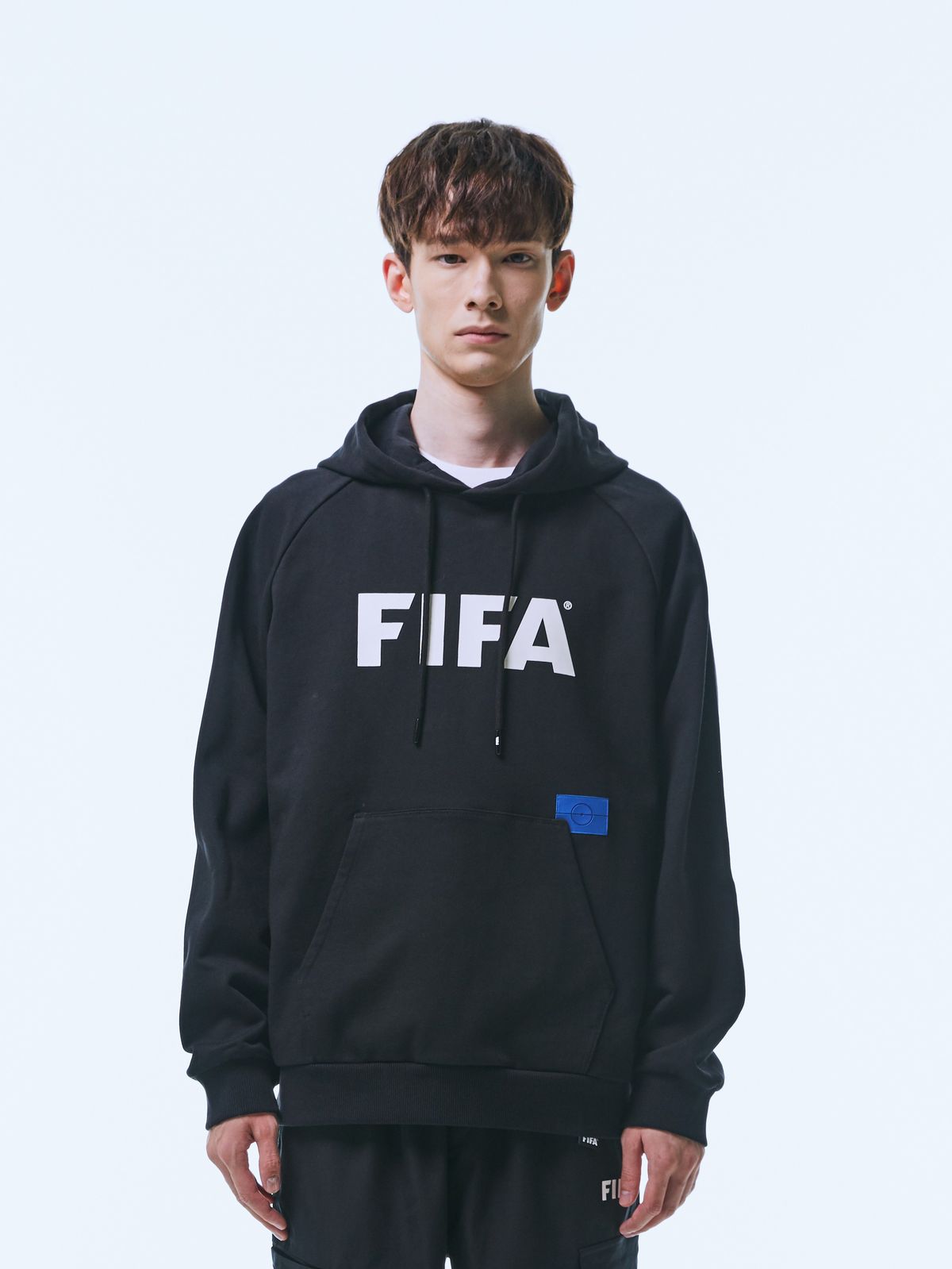 피파 1904(FIFA 1904) 에센셜 워딩그래픽 후디 블랙(FF23HD03U_160)