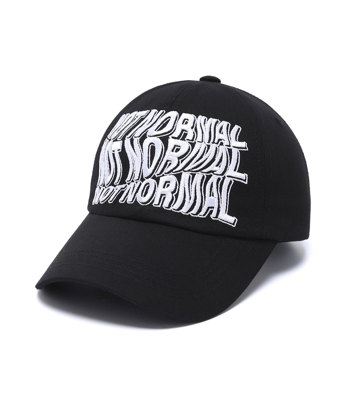 오드볼스클럽(ODDBALLS CLUB) 낫노멀 웨이브 볼캡 블랙