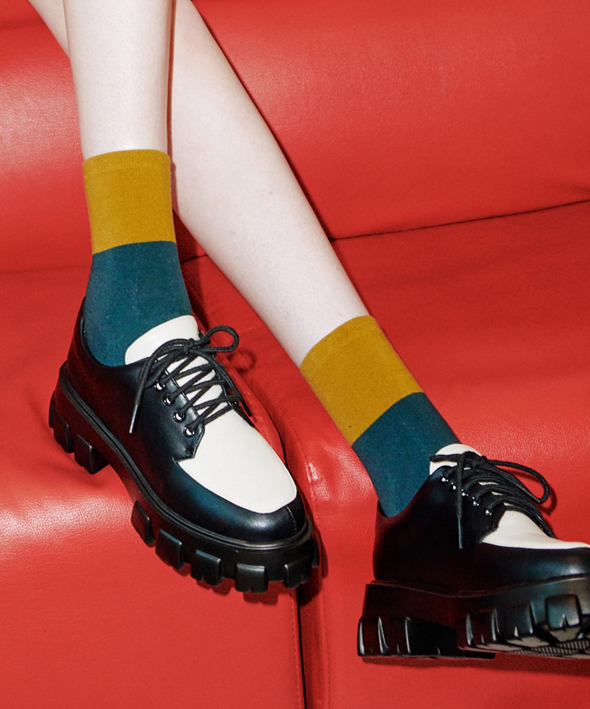 프리플라(FRI FLA) A503 black/beige loafer