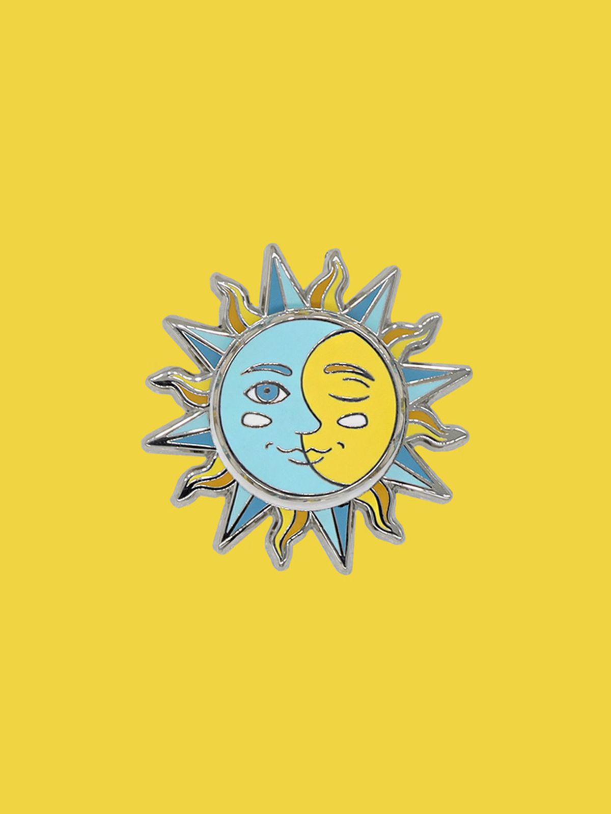 핀덱스(PINDEX) SPINNING SUN/MOON 핀 뱃지