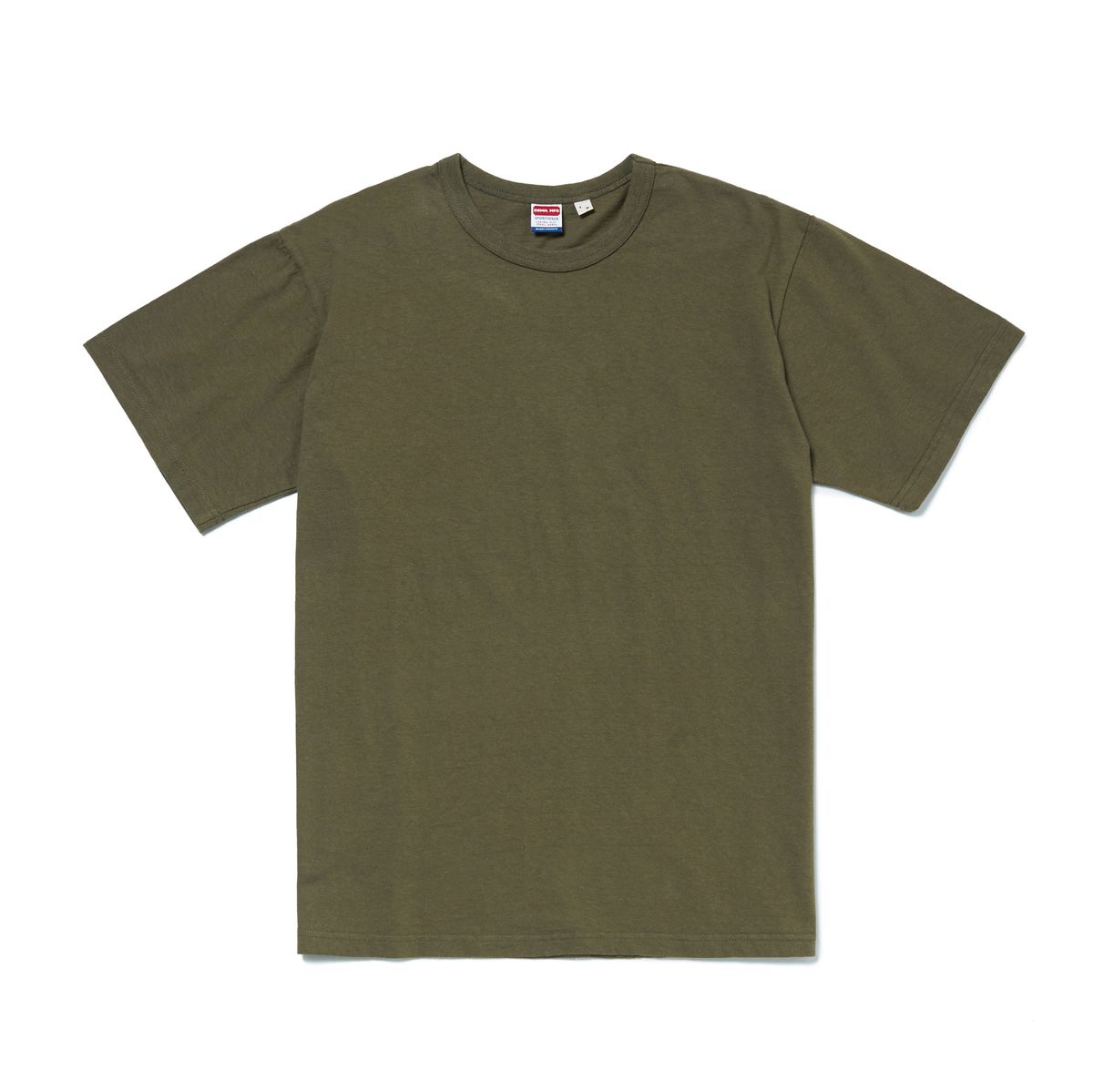 데밀(DEMIL) LOT.051 튜뷸러 티셔츠 올리브
