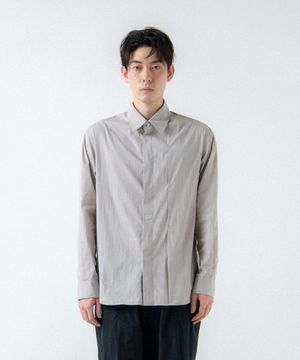 Deep Line Pocket Shirts - (b) / LIGHTGREY