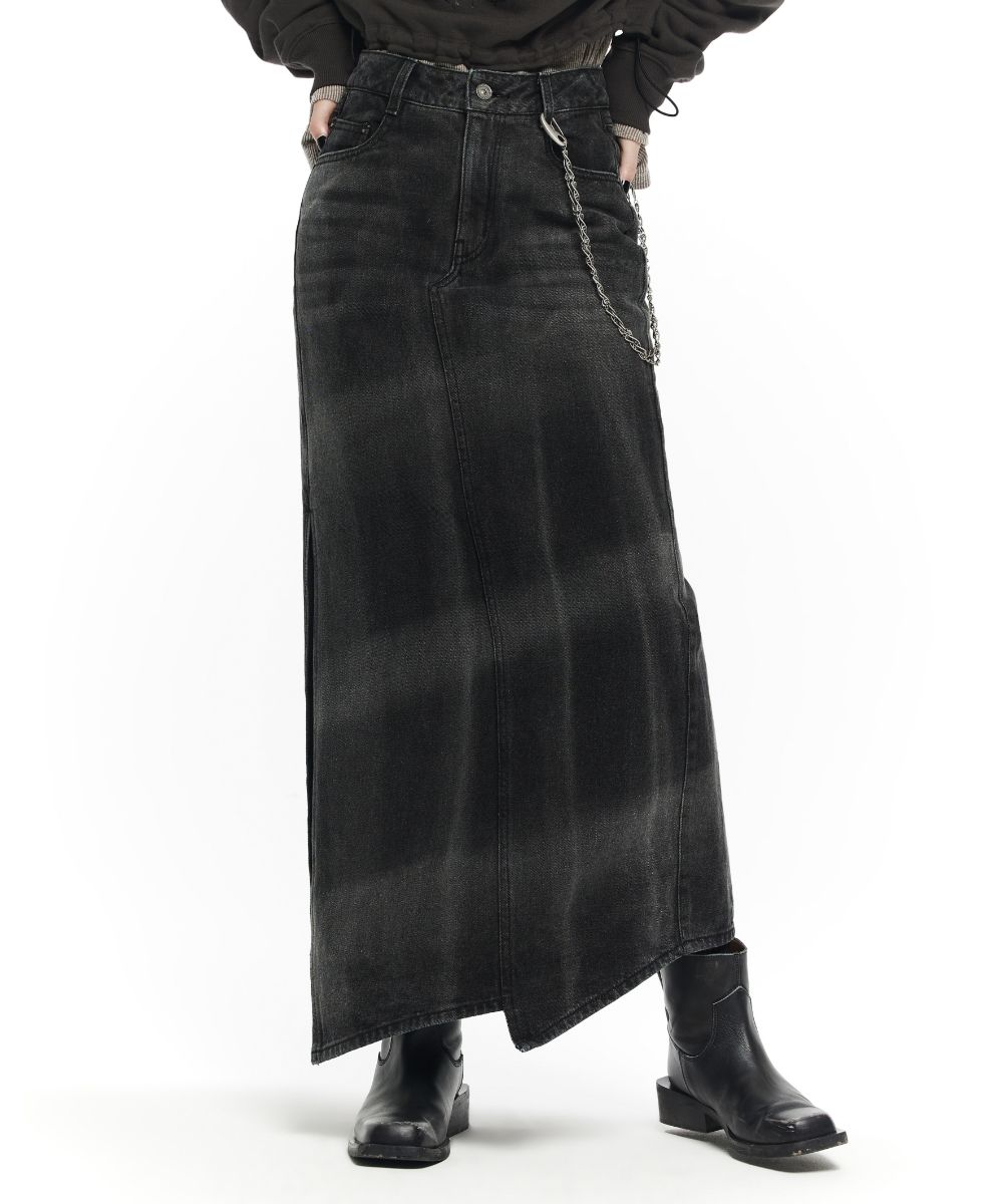 【MAISON MINED】22FW★ SPOTLIGHT SIDE SLIT DENIM SKIRT MUSINSA | MAISON MINED (W) SPOTLIGHT SIDE SLIT DENIM SKIRT BLUE