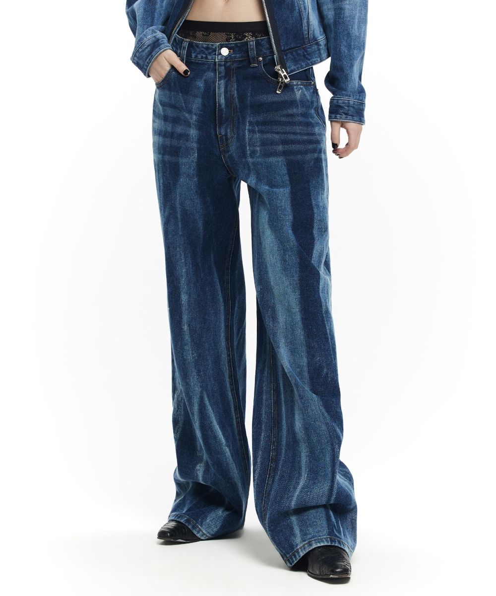 【MAISON MINED】22FW★ CYANIC SMOKE WIDE DENIM PANTS MUSINSA | MAISON MINED (W) CYANIC SMOKE WIDE DENIM PANTS