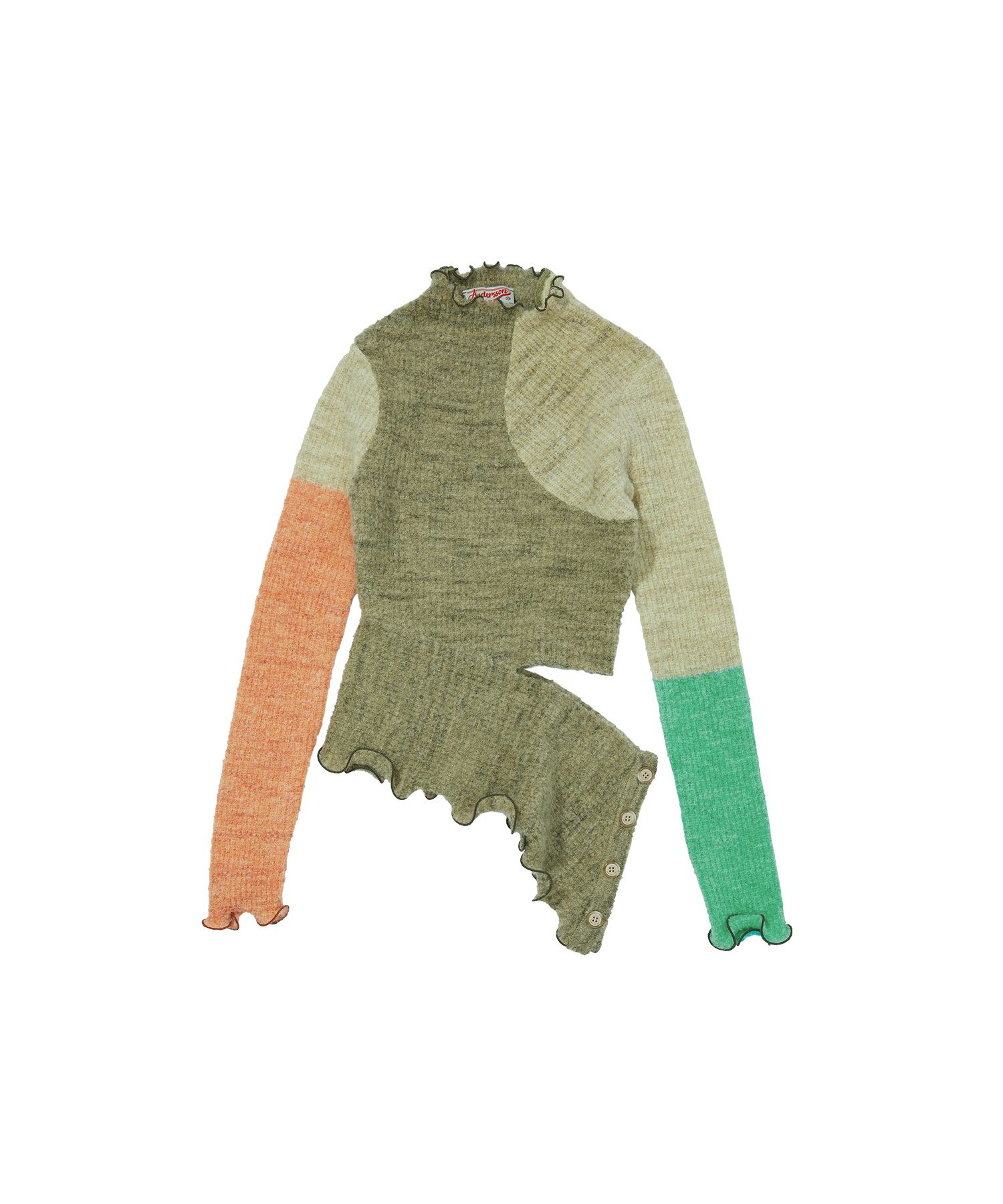 MUSINSA公式 | ANDERSSON BELL FOR WOMEN Melanie color block knitted