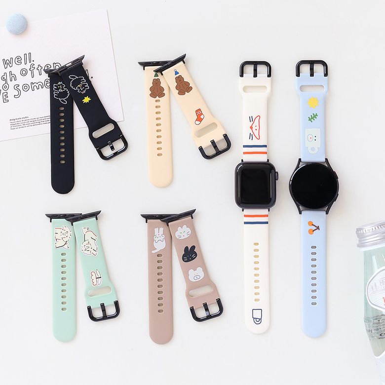 애플워치 실리콘 스트랩 ver.5 for 38-41mm
