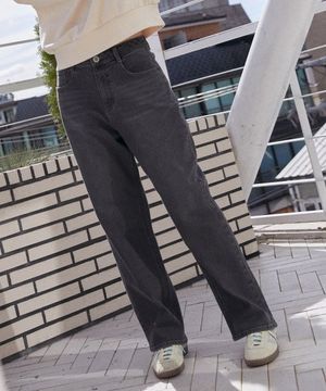 와이드 데님팬츠 GREY (LN5DF538-072)