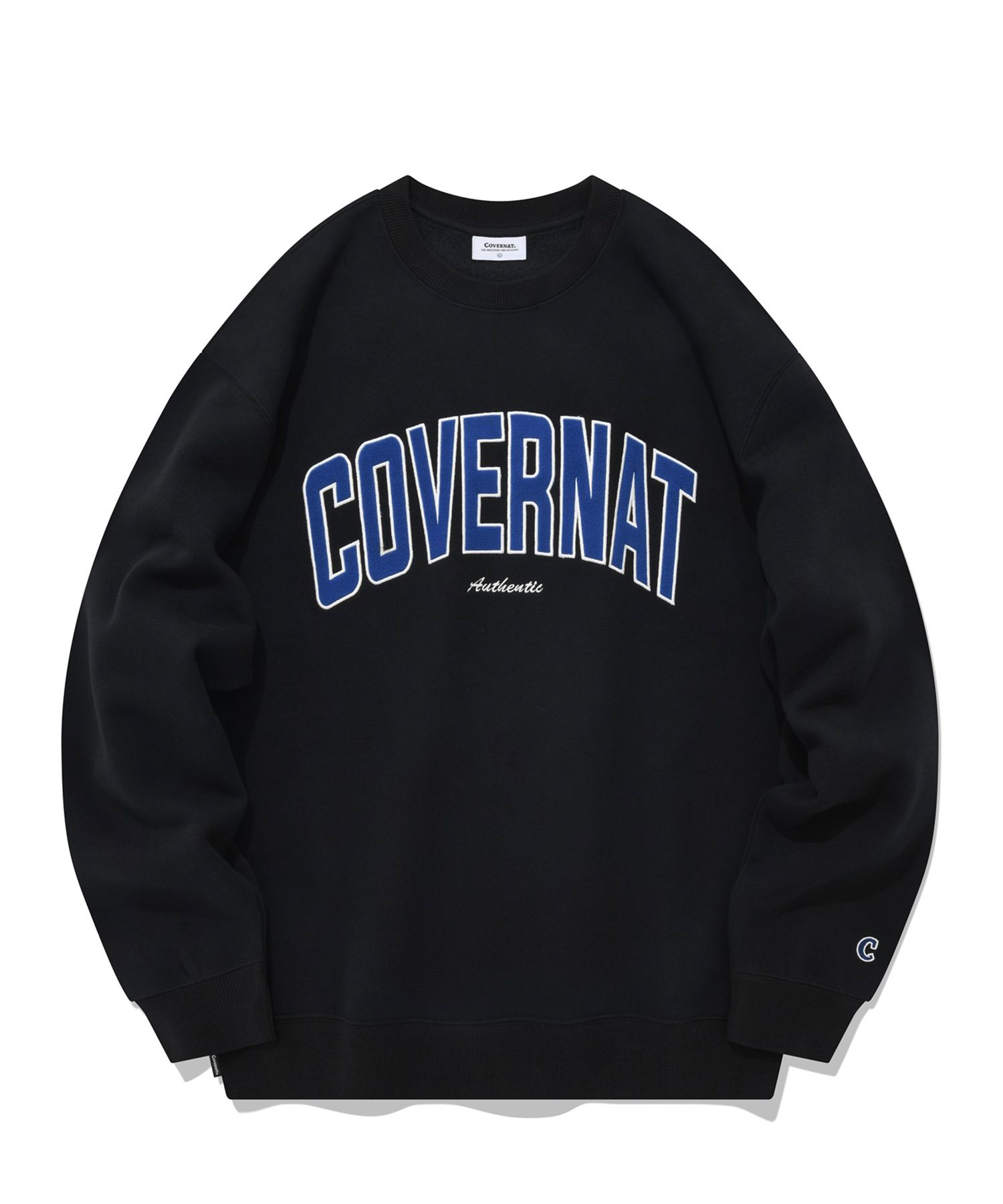 スウェット・トレーナー COVERNAT Small Authentic Dying Man to Man Charcoal 6f66ddac44ae4fe4ba29b9309e2500