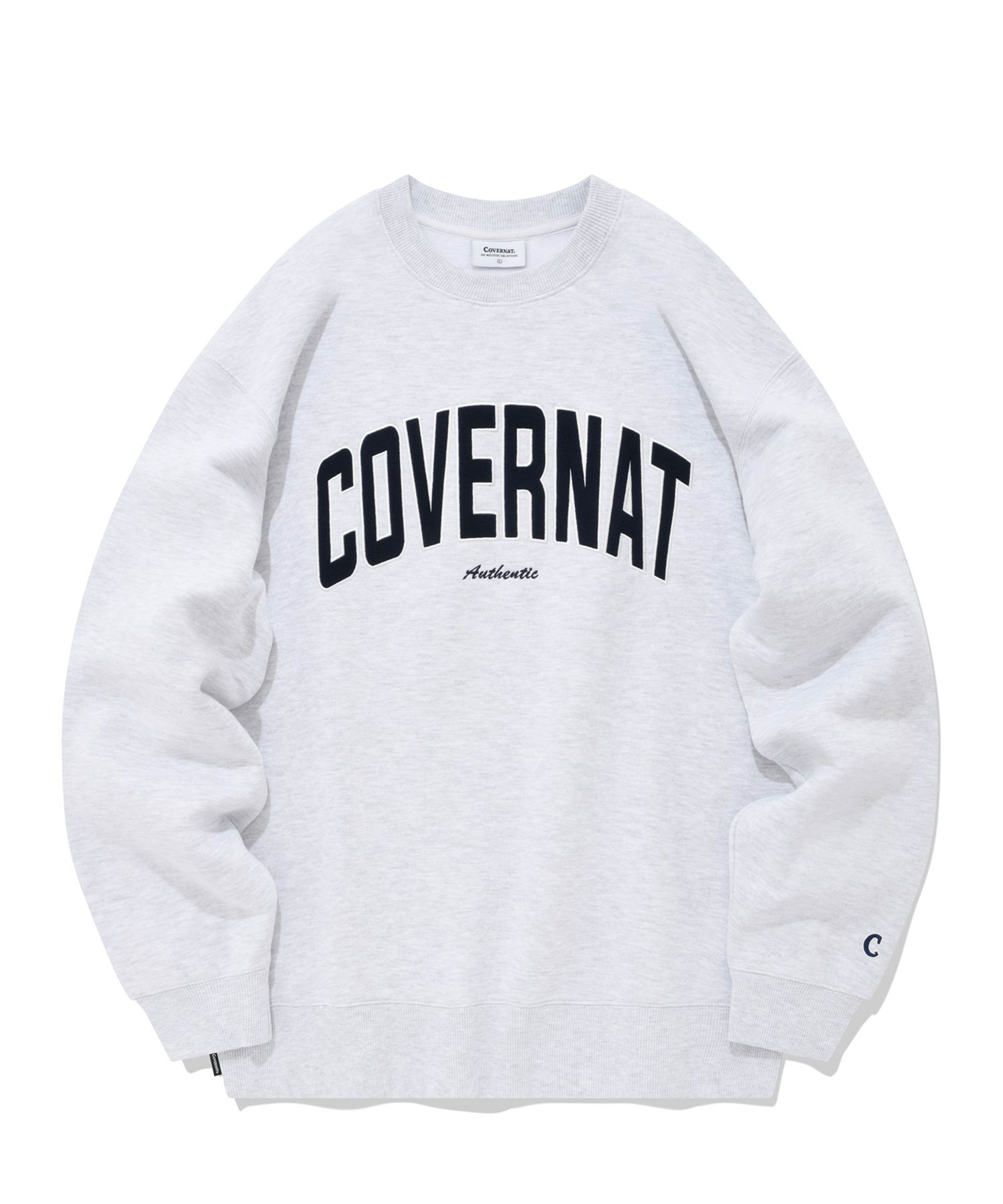 スウェット・トレーナー COVERNAT Small Authentic Sweatshirt 5SA132 MUSINSA | COVERNAT Small Authentic Logo Sweatshirt Light Blue
