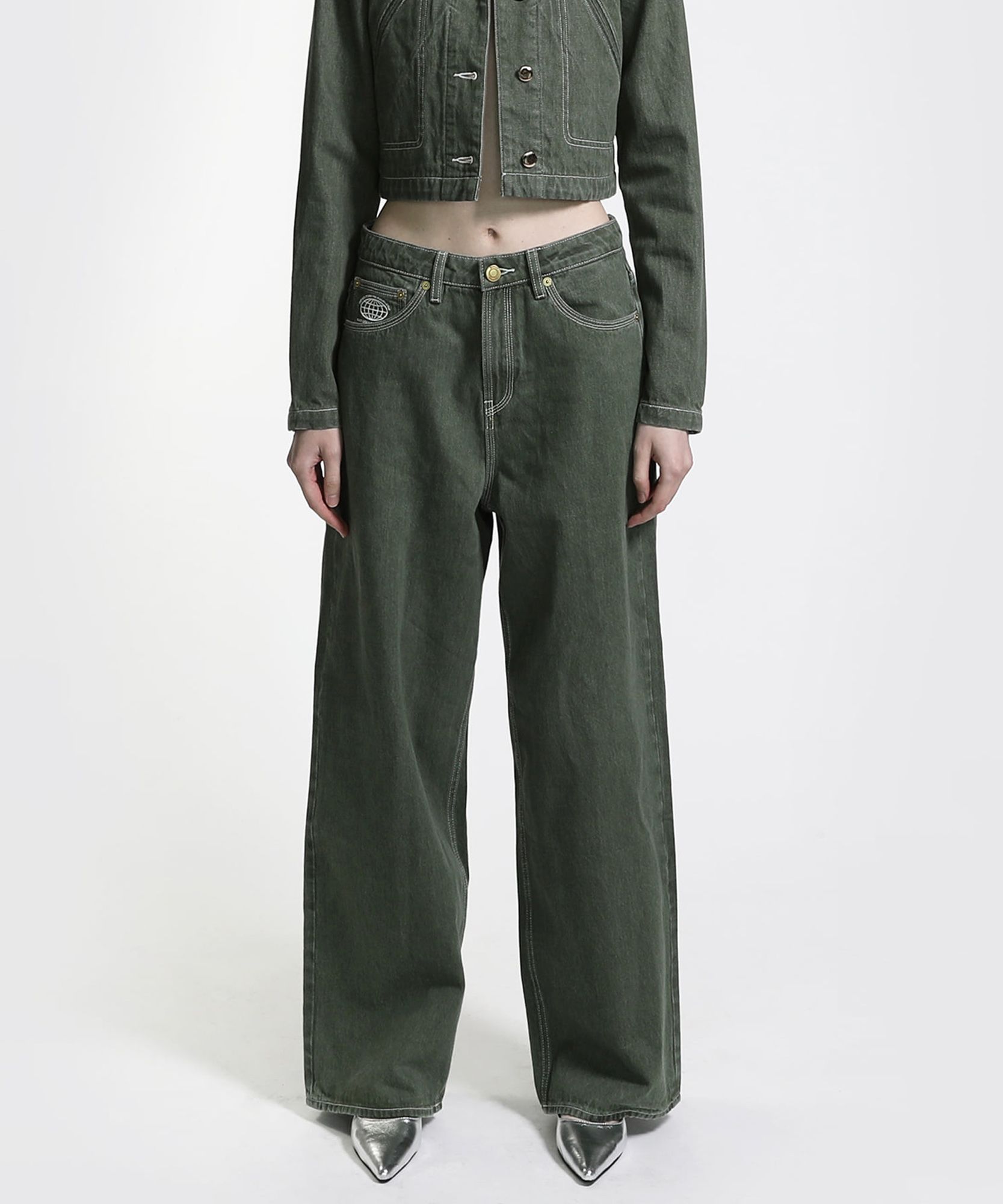 ★BADBLOOD★ 0093 Wide Denim Jeans Blitz Alice + Olivia Double Waistband Wide Leg Jeans | Nordstrom