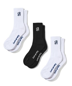 (3PACK) CDGP 로고 삭스