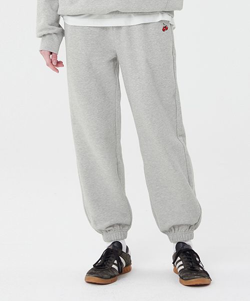 パンツ KIRSH Small Cherry Jogger Pants Melange Gray KKRFCPT503MGYM MUSINSA | KIRSH Small Cherry Jogger Pants [Melange Gray]