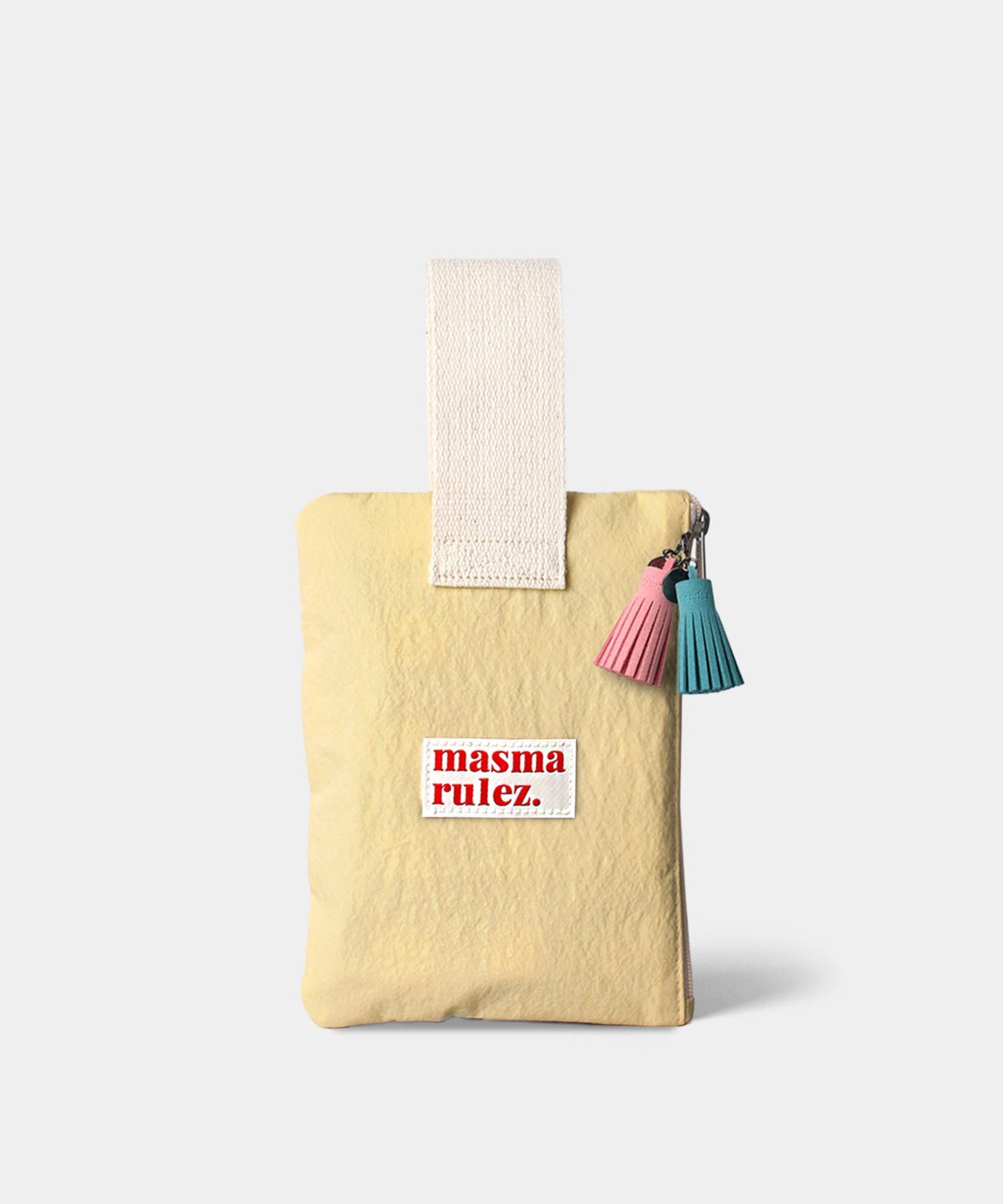 마스마룰즈(MASMARULEZ) Strap pouch _ Solid light yellow