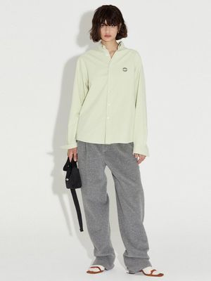 LOGO OXFORD SHIRT MINT