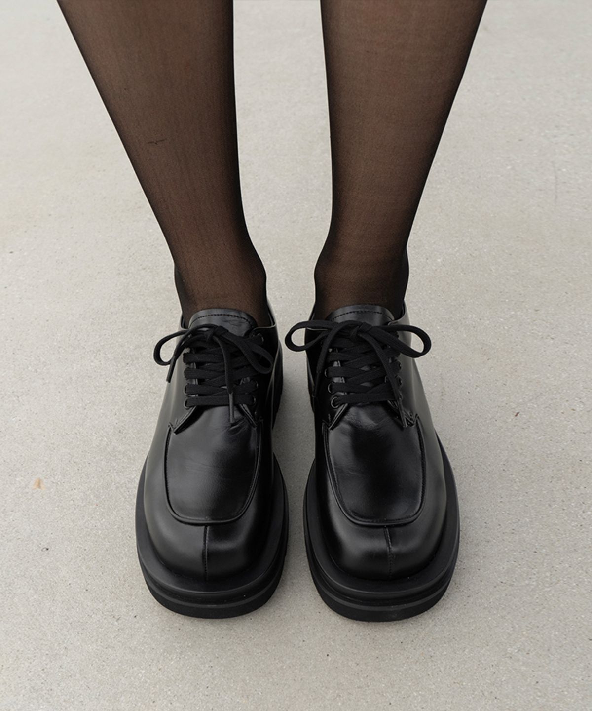 키에레이(CHIELEI) STOMP OXFORD[C0F03 BK]