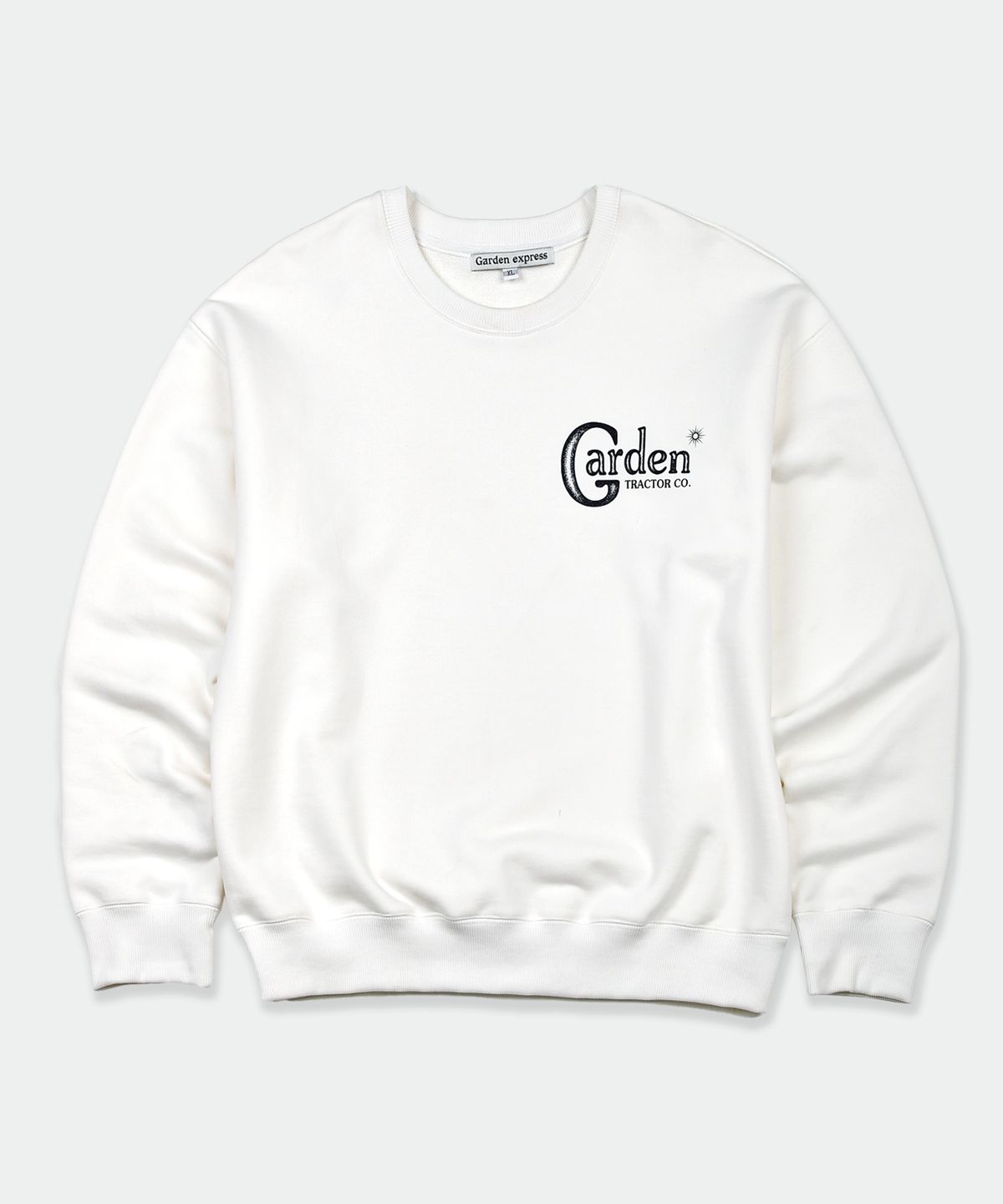 가든익스프레스(GARDEN EXPRESS) GARDEN GRAPHIC SWEATSHIRT (white)