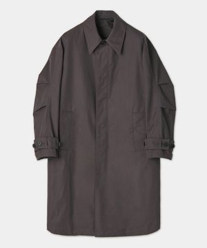 발마칸 트렌치 로브 코트 (다크브라운)
