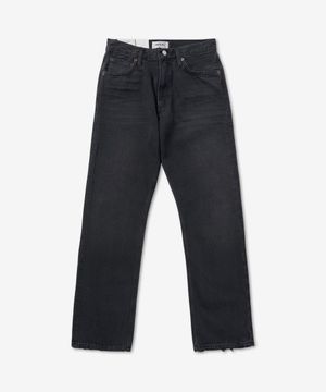 미아 스트레이트 데님 팬츠 - 블랙 / A90221157FORM