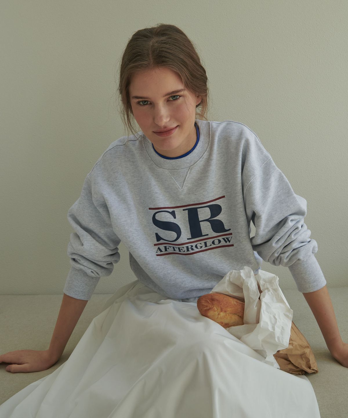 쏘이르(SO IR) SR SWEATSHIRT - LIGHT GREY