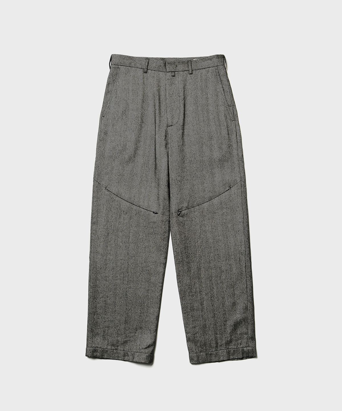 셔터(SHIRTER) WOOL UTILITY PANTS (HERRINGBONE BROWN)