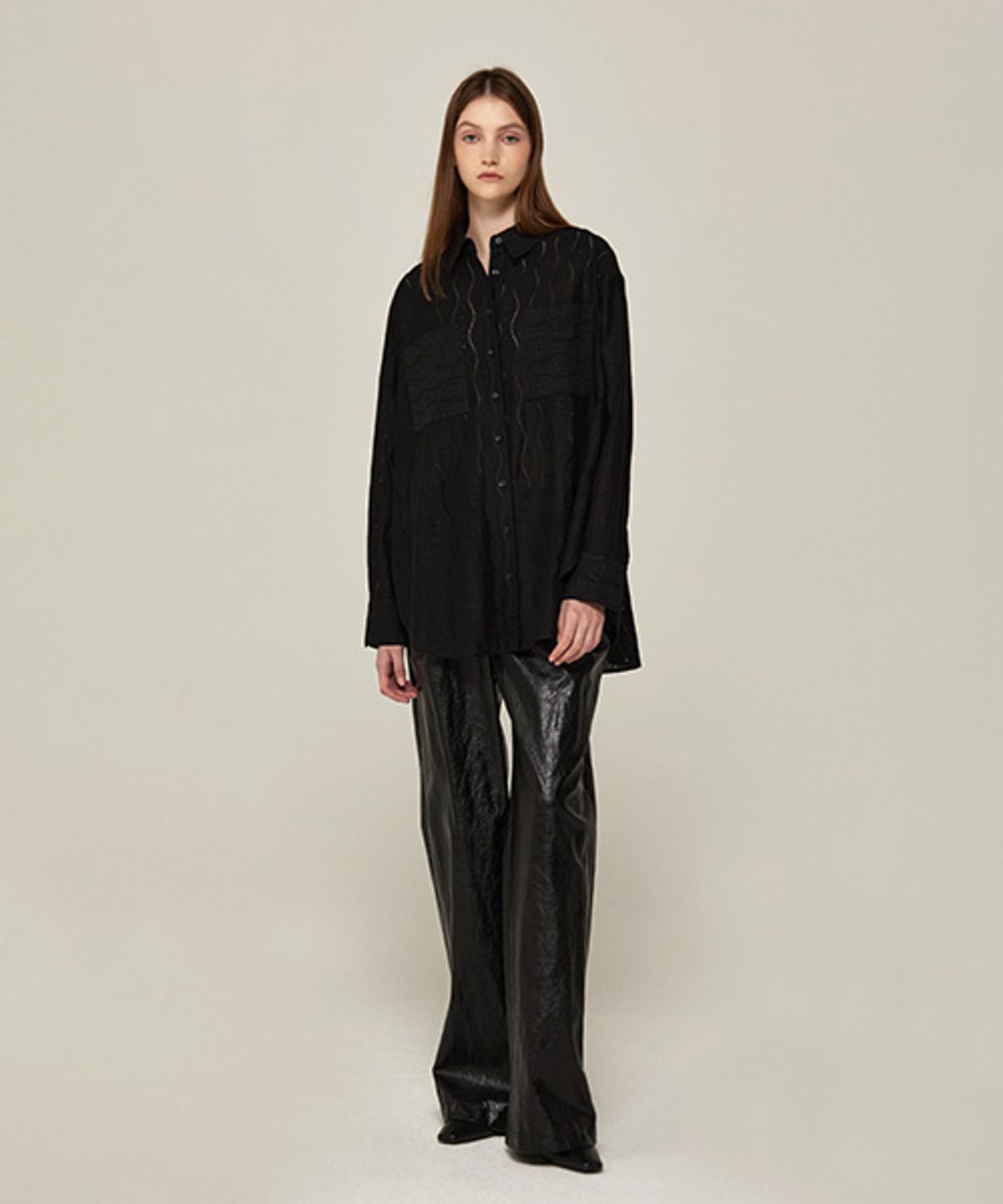 아바몰리(AVA MOLLI) LACE ESSENTIAL SH (BLACK)