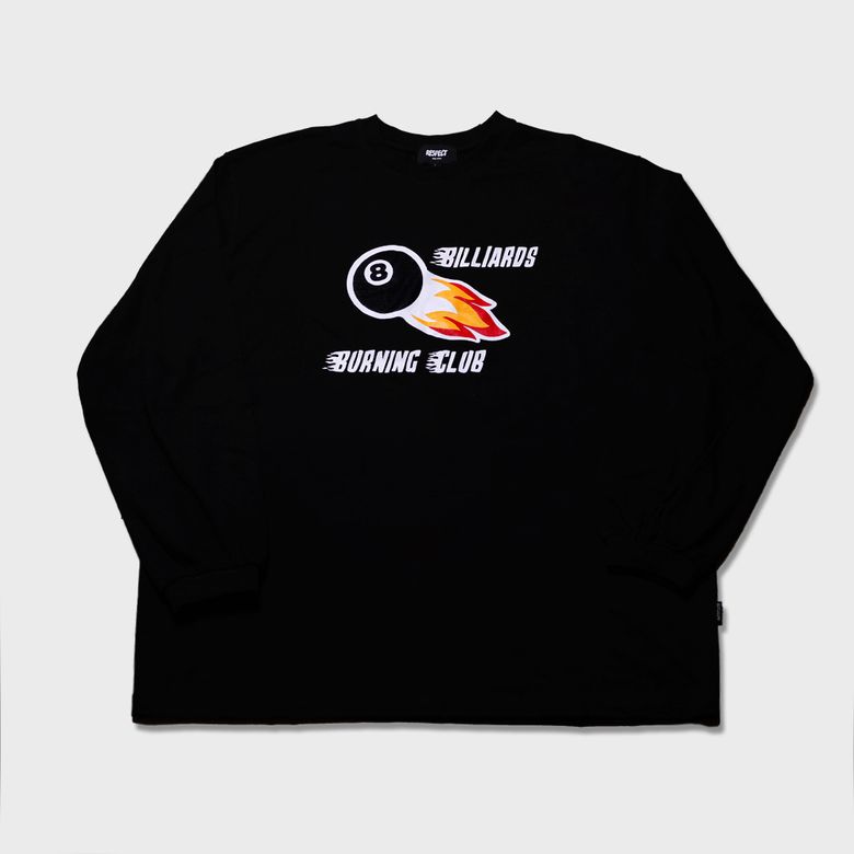 bbc billiards burning club long sleeve