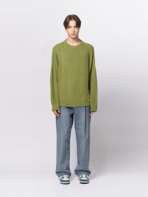 라이마 풀오버 니트 [옐로위쉬 그린]