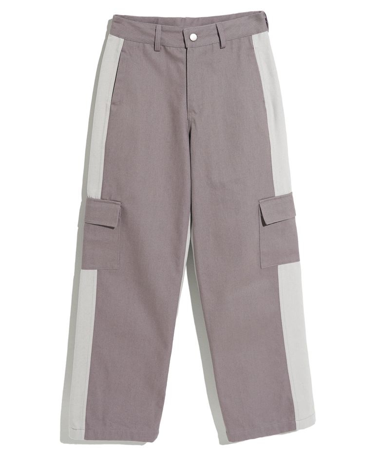 DISCO DOUBLE WIDE CARGO PANTS_INDI PURPLE