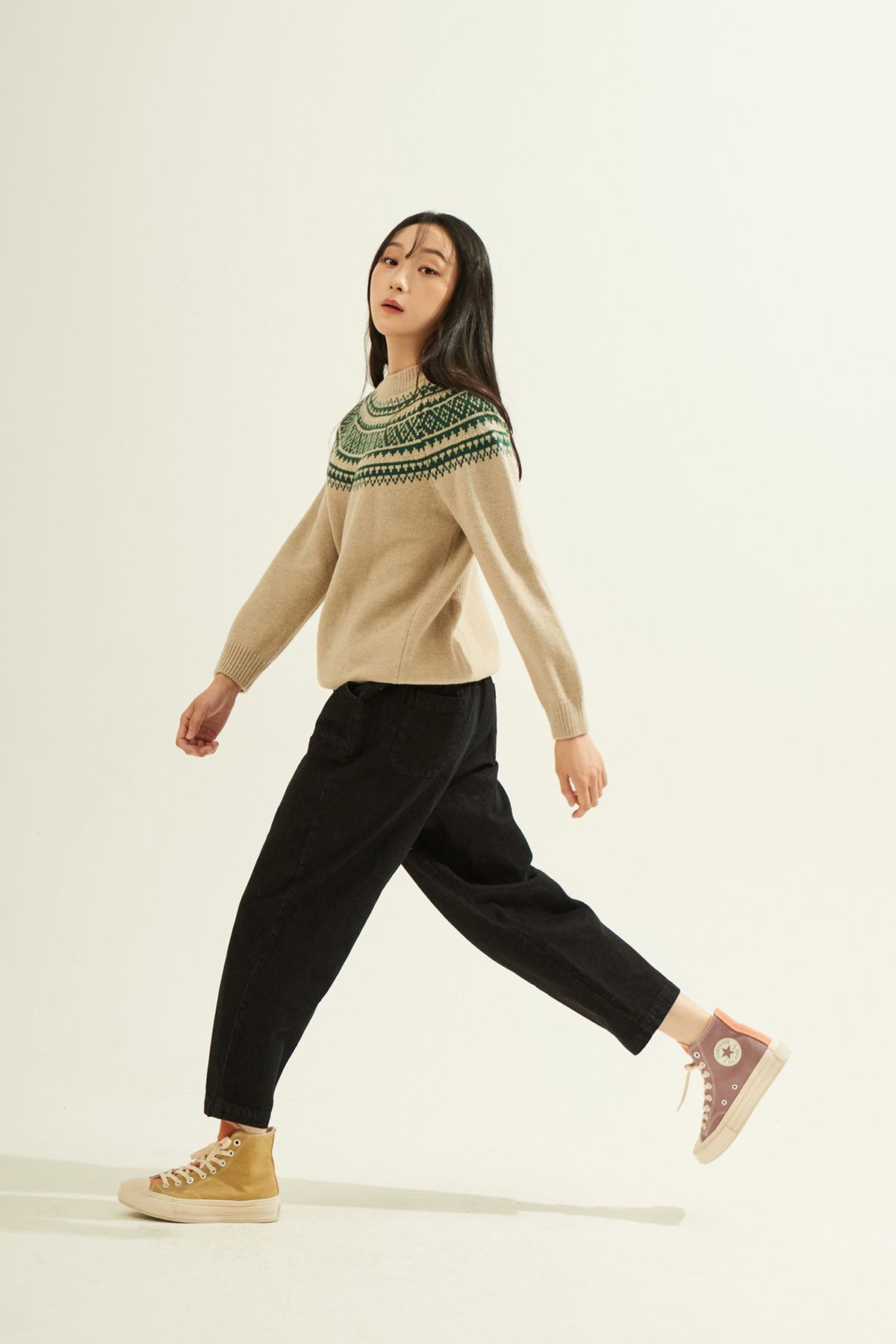 스타일바이미인(STYLEBYMIIN) 뉴톰스데님바지
