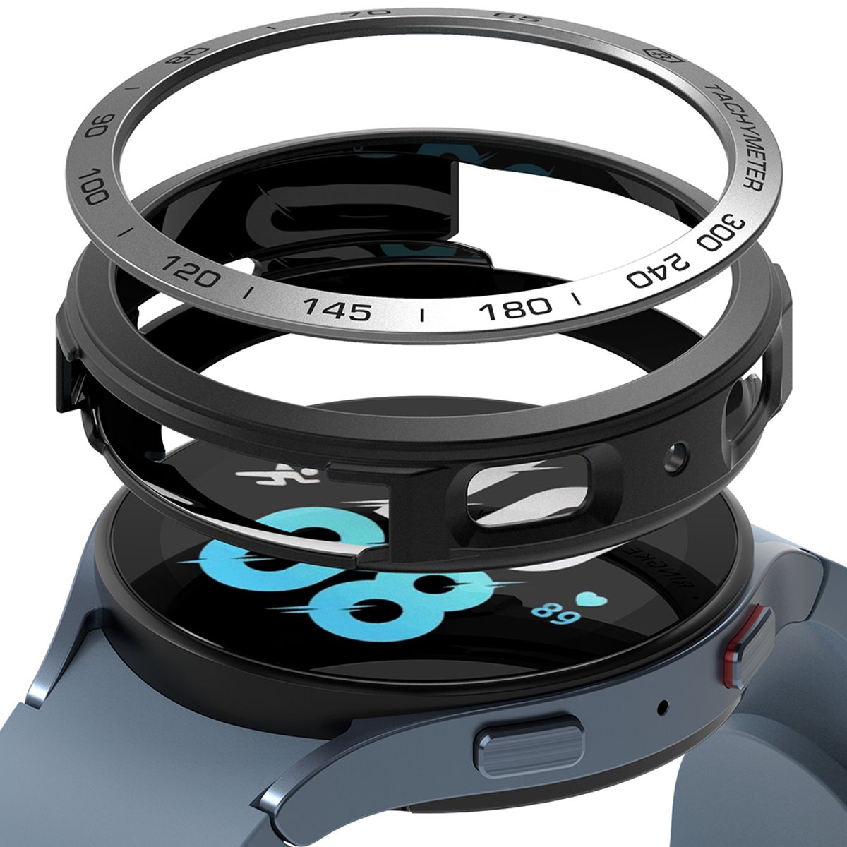 링케(RINGKE) 갤럭시워치5 40mm 44mm 에어 스포츠 TPU & 베젤스타일링 케이스