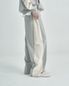 Reverse Pleat Wide Pants (Melange)