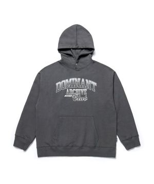 디자인 아카이브 클럽 오버핏 후드_차콜
