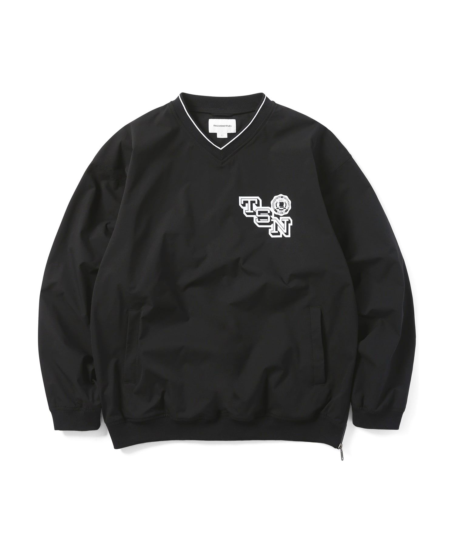 MUSINSA | thisisneverthat TSN Golf Pullover Black