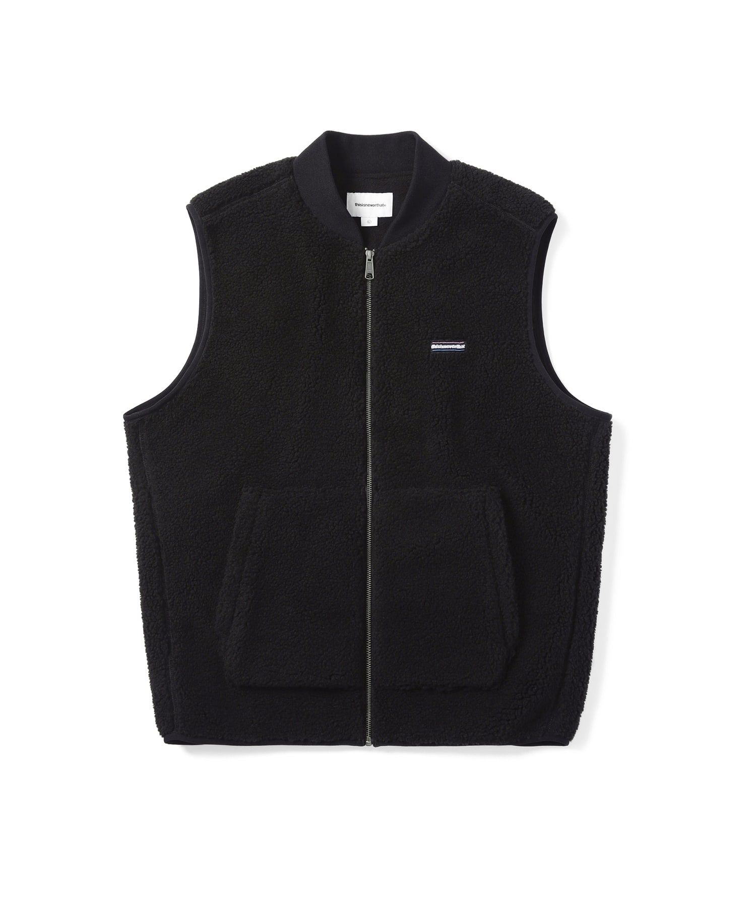 【THISISNEVERTHAT】Zip Sweat Vest Black MUSINSA | thisisneverthat® Zip Sweat Vest Black