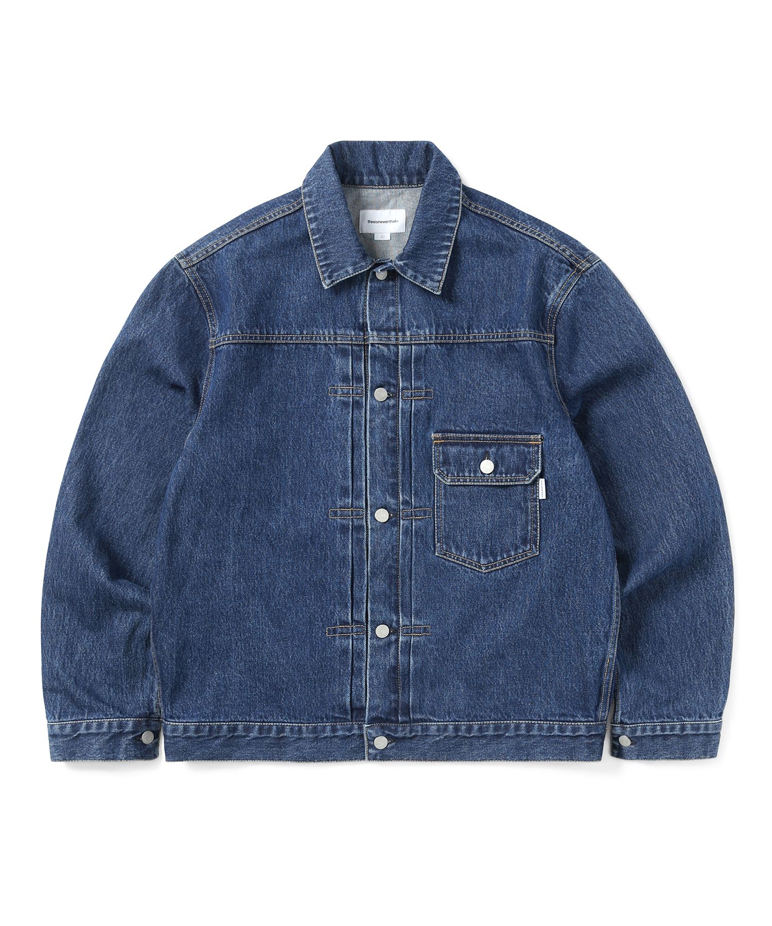 is-ness（イズネス）の「NU TRUCKER JACKET（デニムジャケット