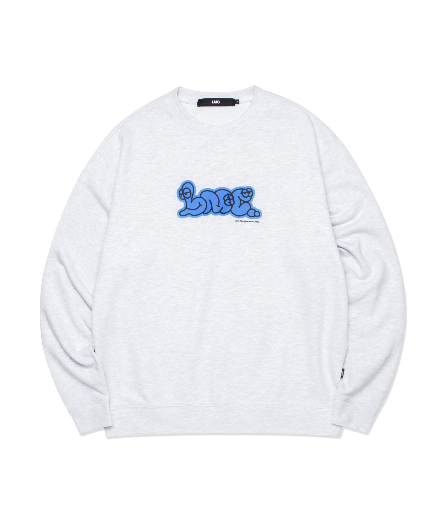 [ LMC ]★LMC STICKER SWEATSHIRT MUSINSA | LMC LMC STICKER SWEATSHIRT light heather gray