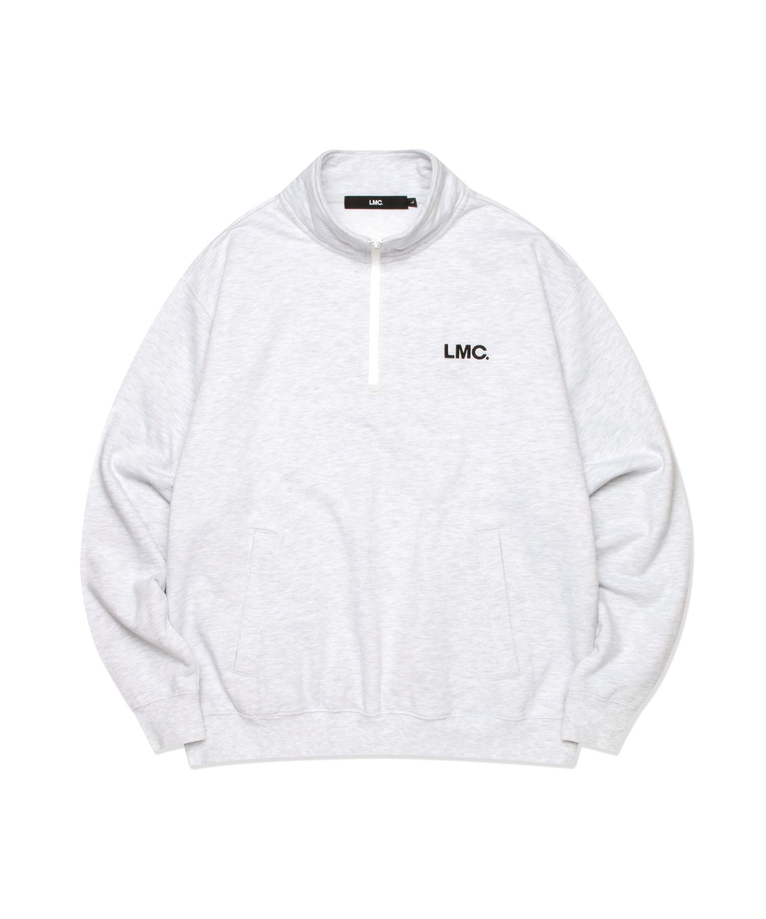 [ LMC ]★LMC OG QUARTER ZIP SWEATSHIRT MUSINSA | LMC LMC OG QUARTER ZIP SWEATSHIRT light heather gray