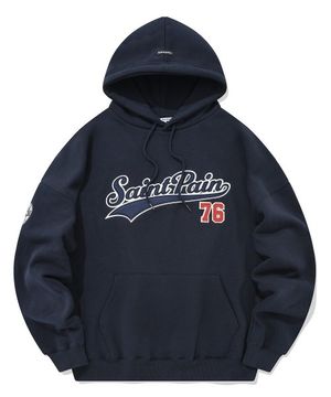 SP 팀 로고 후드-네이비