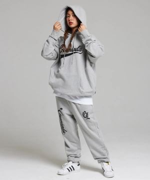 어센틱 로고 후드티 트레이닝 셋트