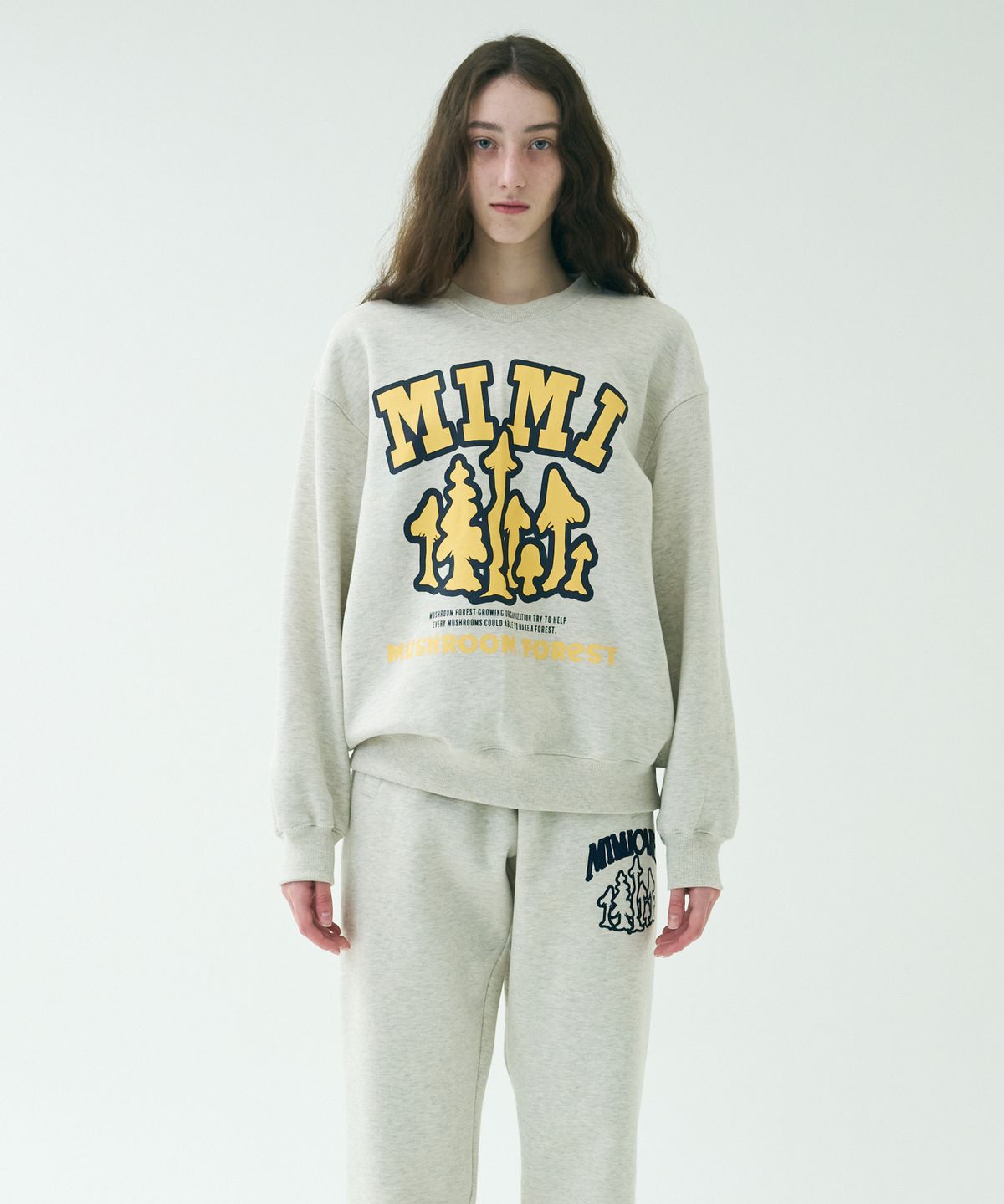 미미카위(MIMICAWE) MIMI FOREST SWEAT SHIRTS/OATMEAL