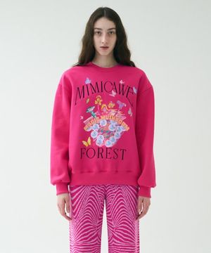 MAGIC FOREST SWEAT SHIRTS/MAGENTA PINK