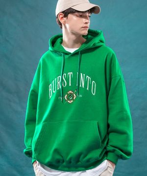 플레임 후드 그린 HHHD3454