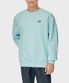 프렌치 테리 릴렉스드 스몰 자수 로고 크루넥 Iced Aqua