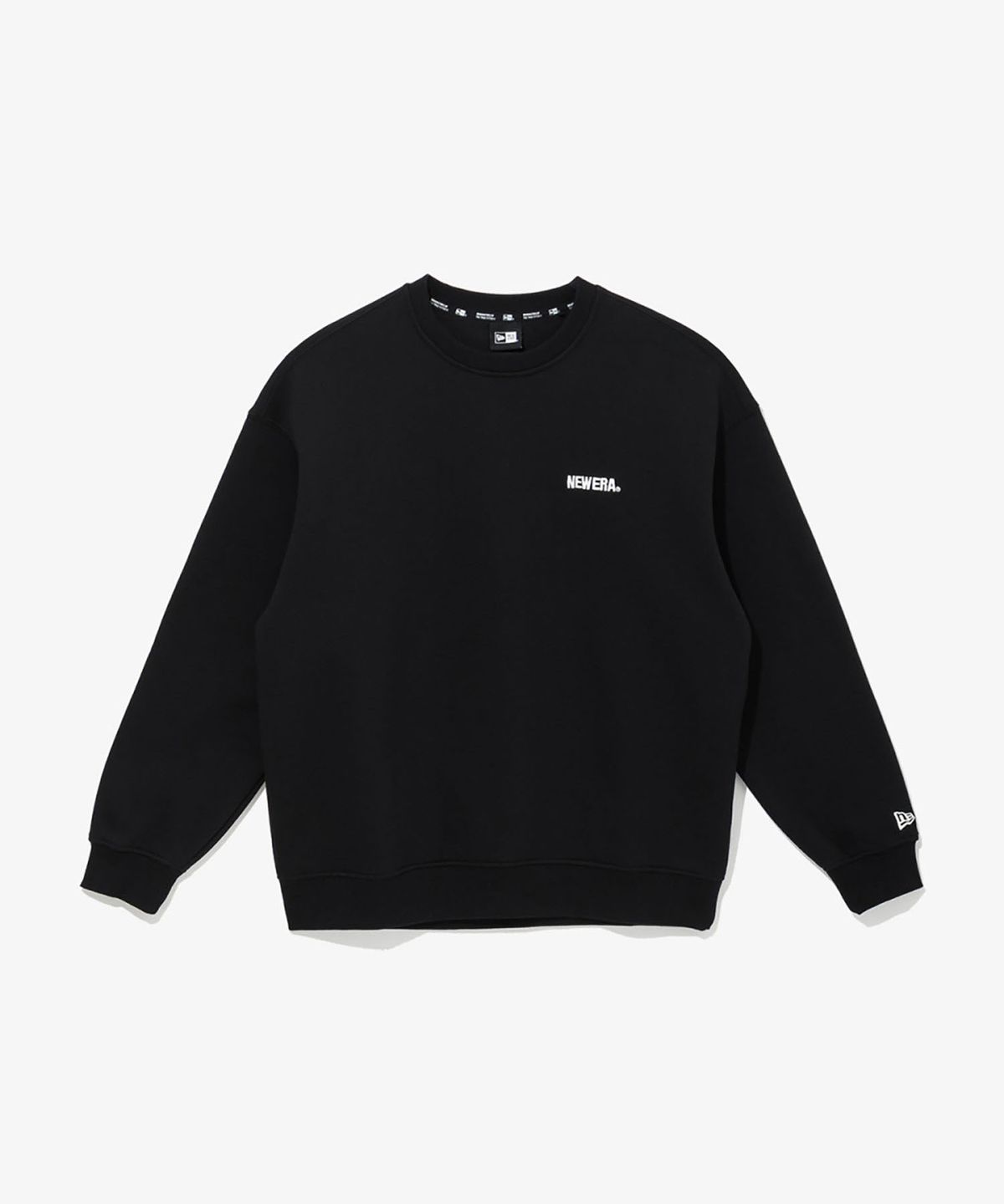 뉴에라(NEW ERA) NE 에센셜 맨투맨 블랙