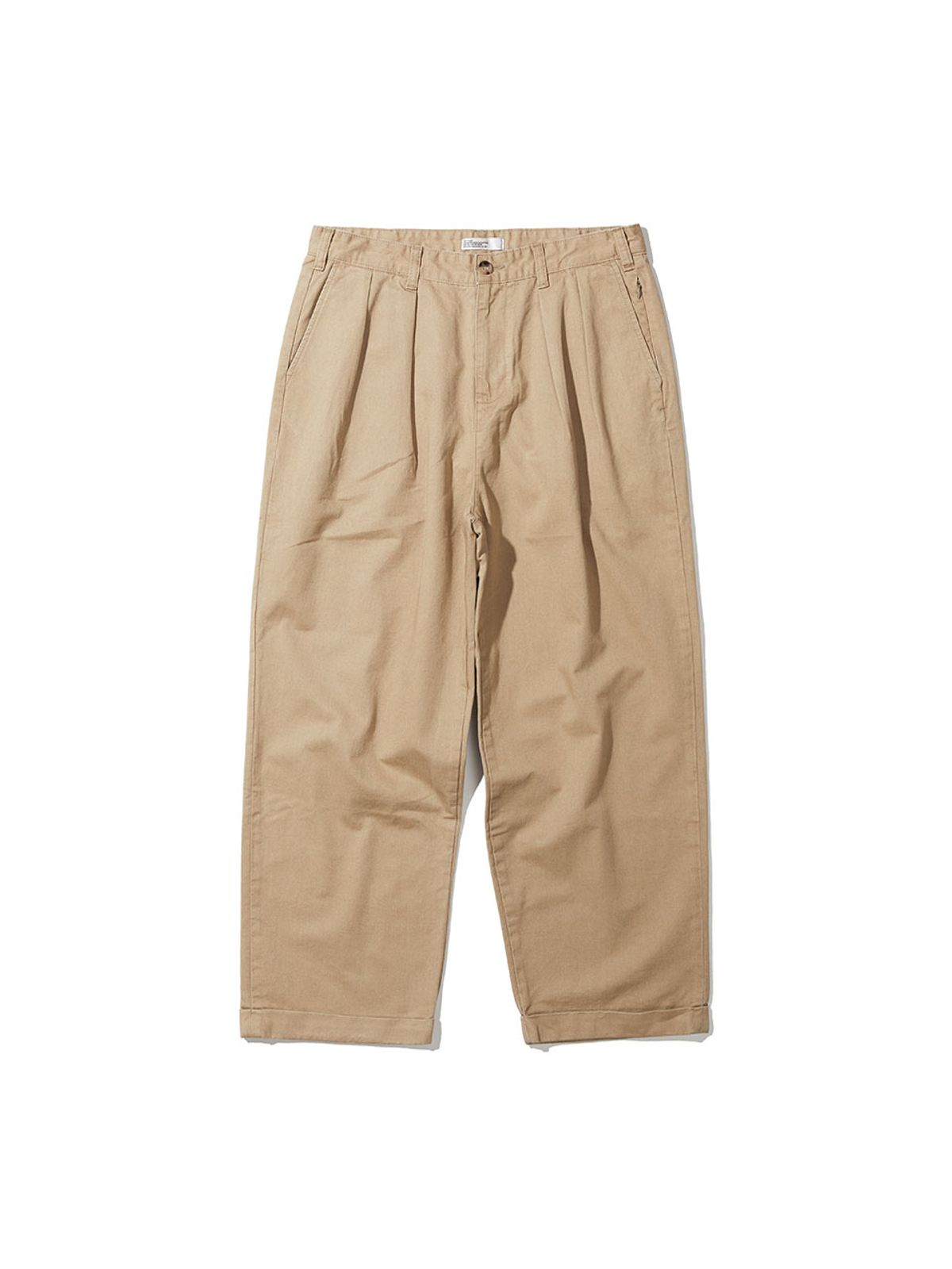 사운즈라이프(SOUNDSLIFE) Easy Two Tuck Chino Pants Beige