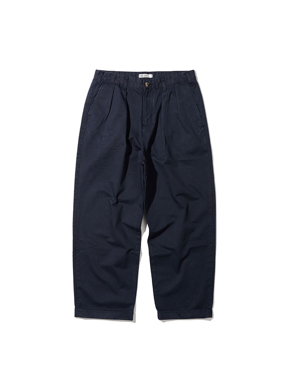 사운즈라이프(SOUNDSLIFE) Easy Two Tuck Chino Pants Navy