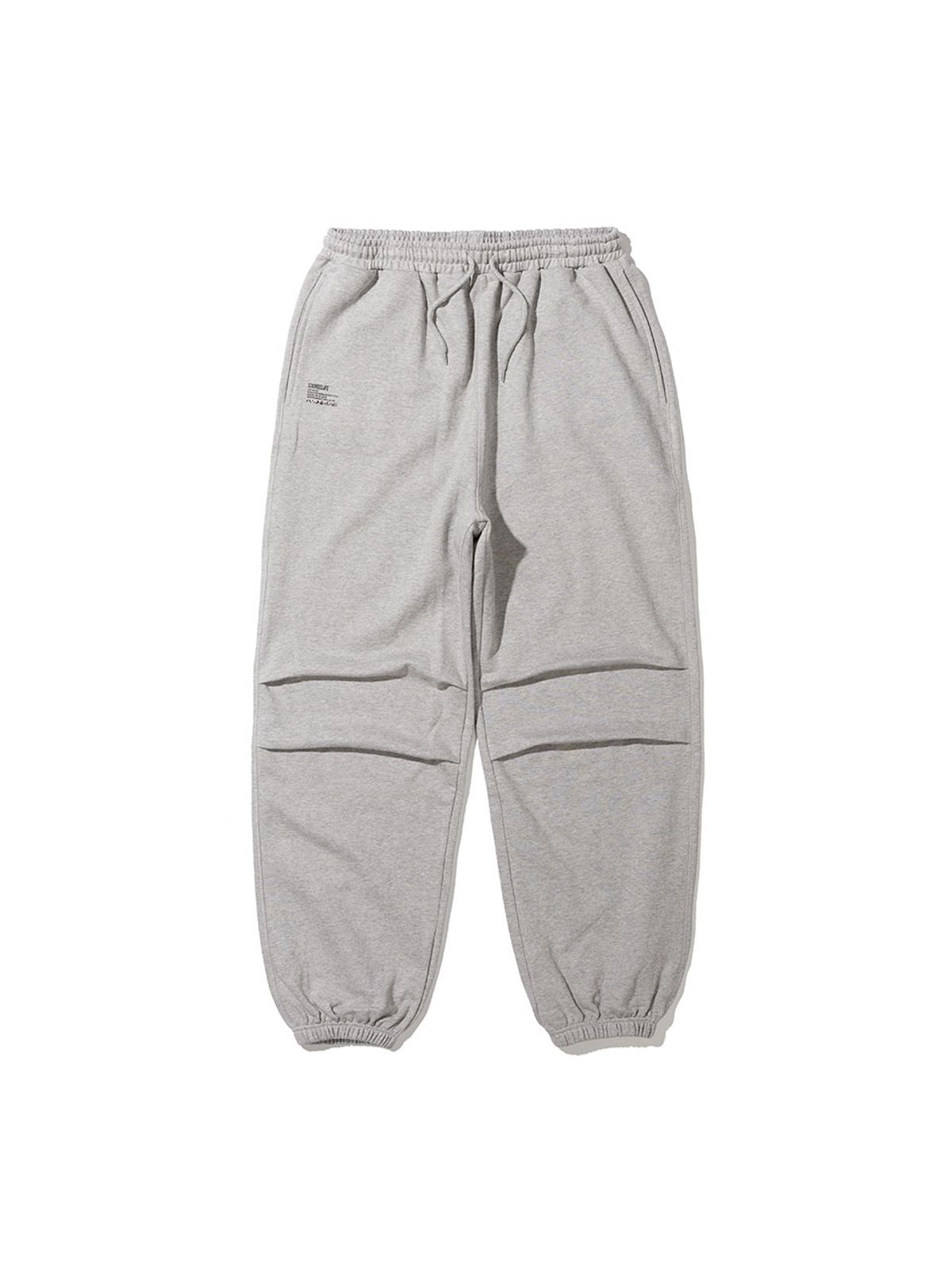 사운즈라이프(SOUNDSLIFE) Tucked Jogger Sweat Pants Melange Grey